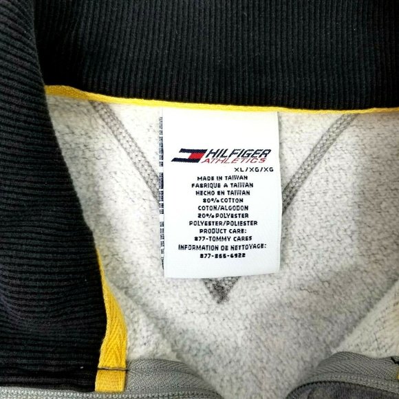 Gray Pull Over Collared 1/4 Zip Jacket N21-0041P - Picture 4 of 5